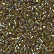 Miyuki delica Beads 11/0 - Sparkling mint lined topaz ab DB-1739